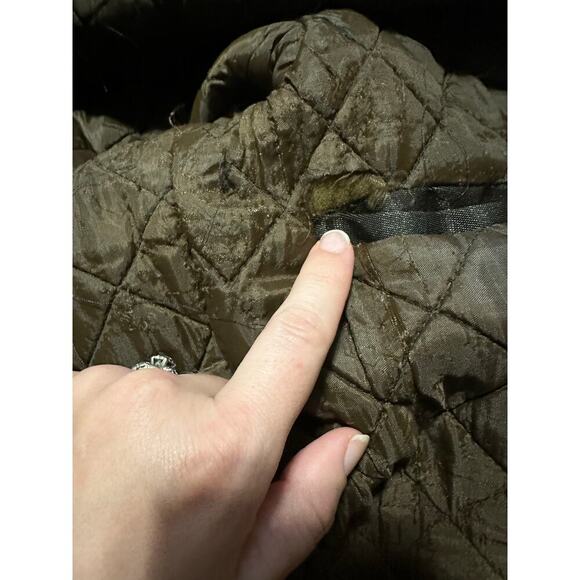 Vintage Tuffy ANR Bomber Jacket Mens 42L 70s Flight Coat Nylon Full Zip Flaws - Picture 9 of 11